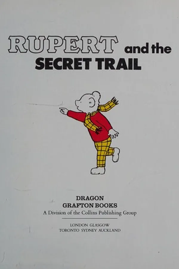 Capa de Rupert and the Secret Trail