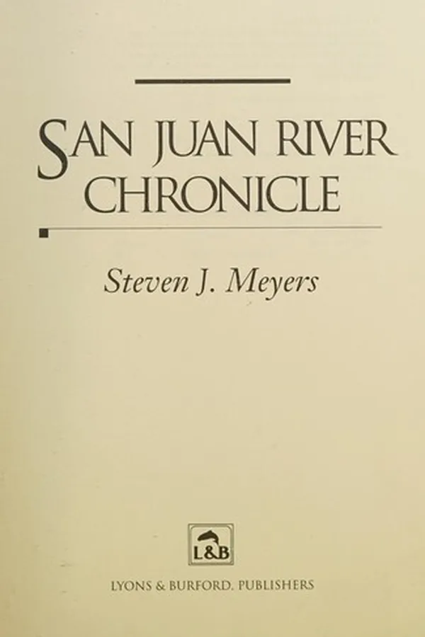 Capa de San Juan River chronicle