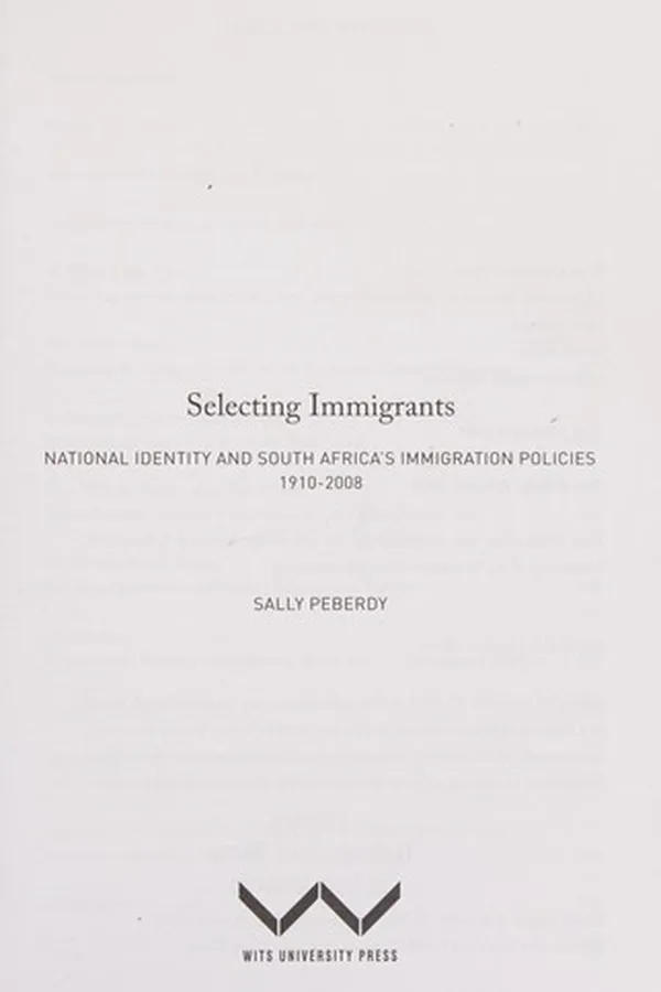 Cover of Selecting immigrants