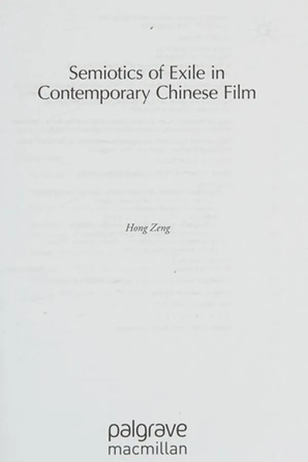 Capa de Semiotics of exile in contemporary Chinese film