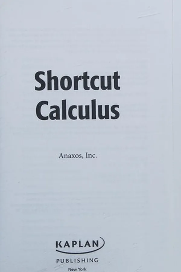 Capa de Shortcut calculus