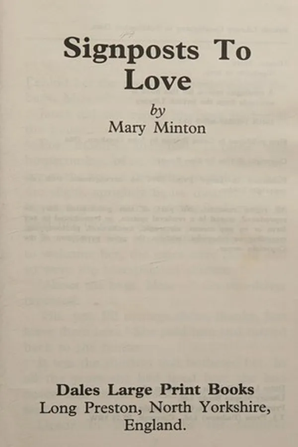 Capa de Signposts to Love