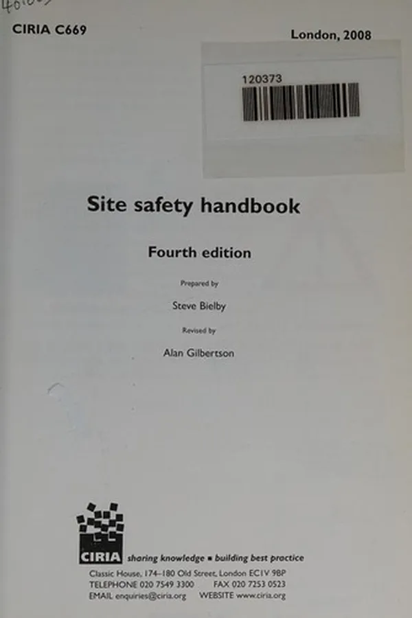 Capa de Site Safety Handbook