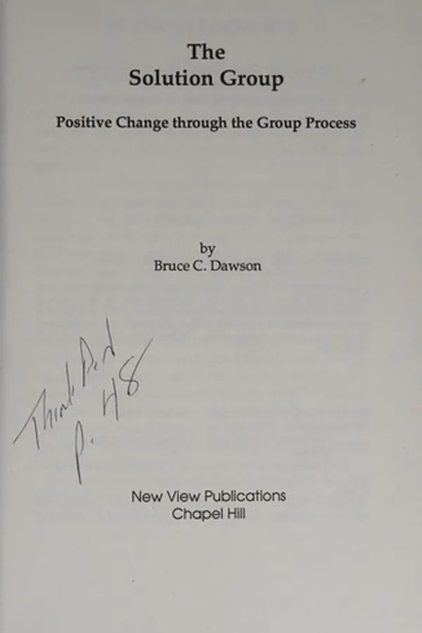 Cover of The solution group