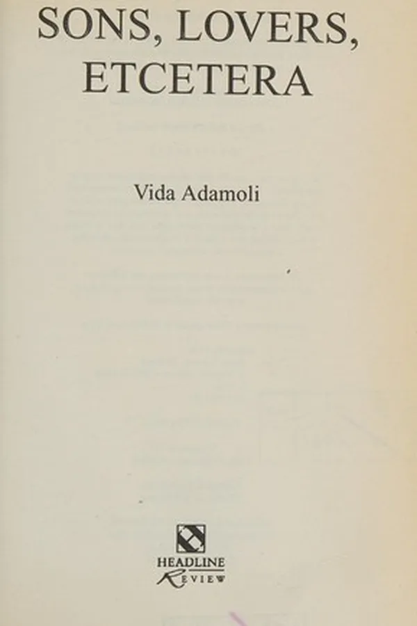 Cover of Sons and Lovers, Etcetera