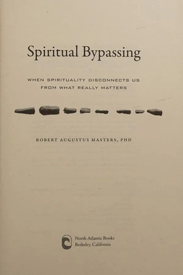 Capa de Spiritual bypassing