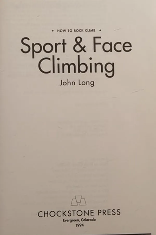 Capa de Sport & face climbing
