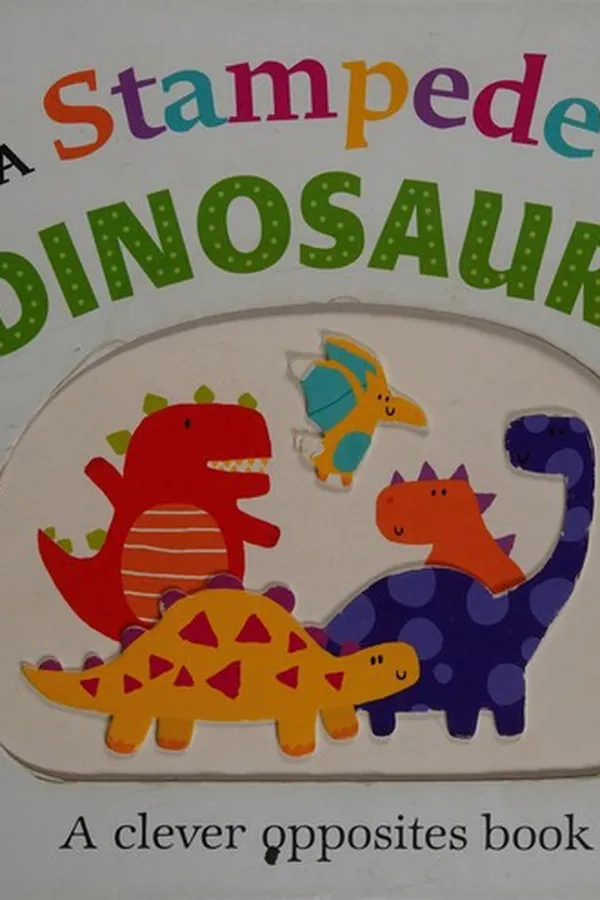 Capa de Picture Fit Board Books : a Stampede of Dinosaurs