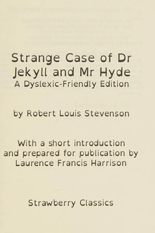 Capa de Strange case of Dr Jekyll and Mr Hyde