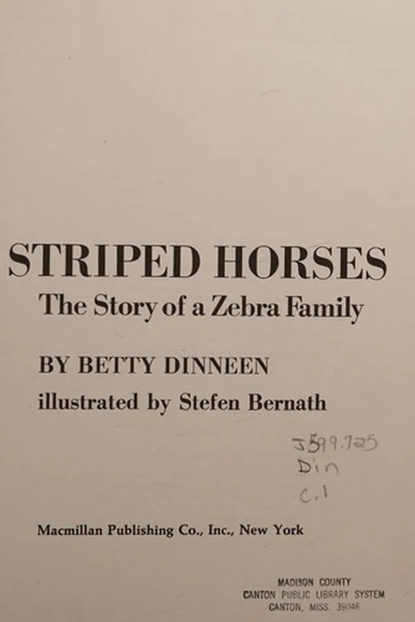 Capa de Striped horses