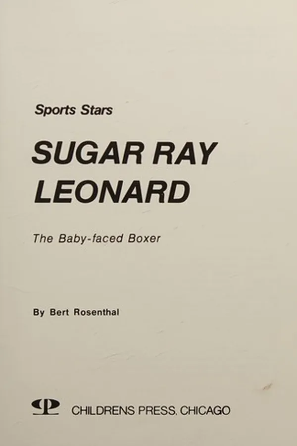 Capa de Sugar Ray Leonard, the baby-faced boxer