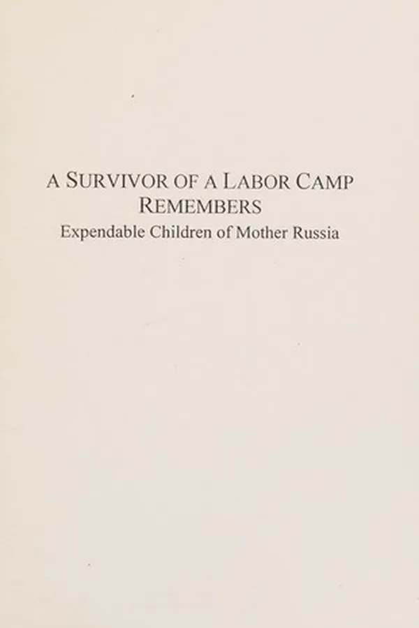 Capa de A survivor of a labor camp remembers