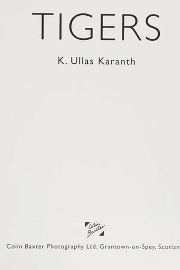 Capa de Tigers (WorldLife Library Special)