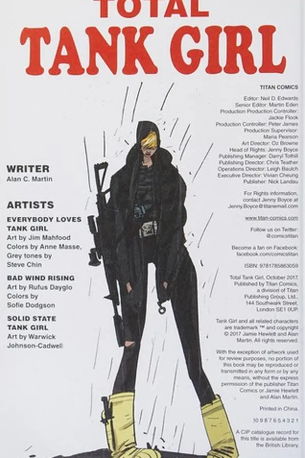 Capa de Total Tank Girl