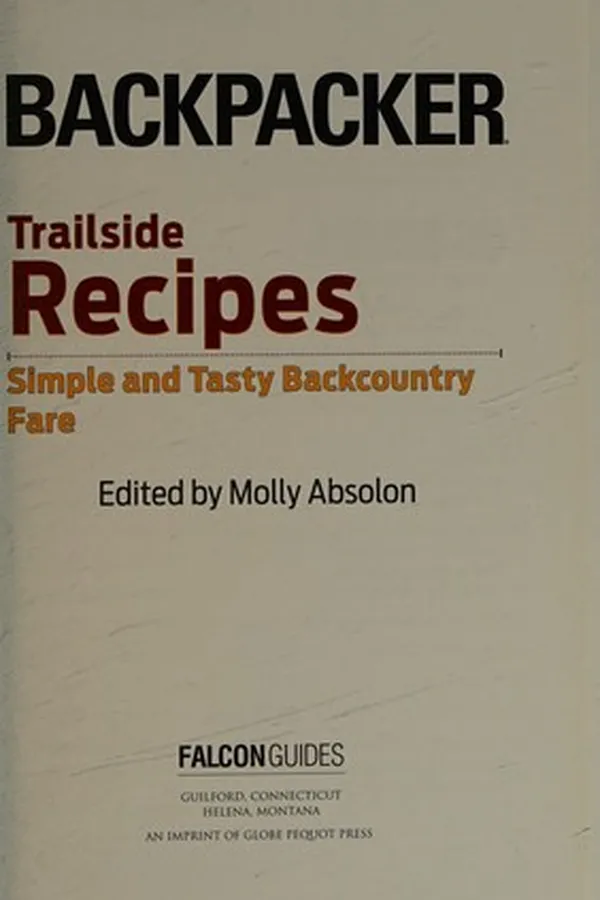 Capa de Backpacker magazine's trailside recipes