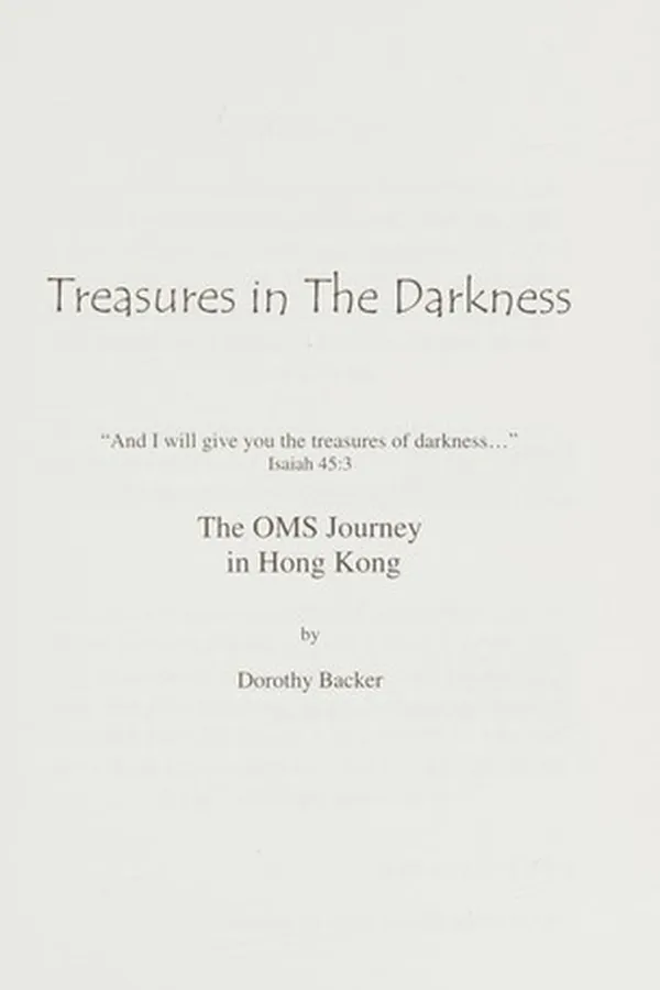 Capa de Treasures in the darkness