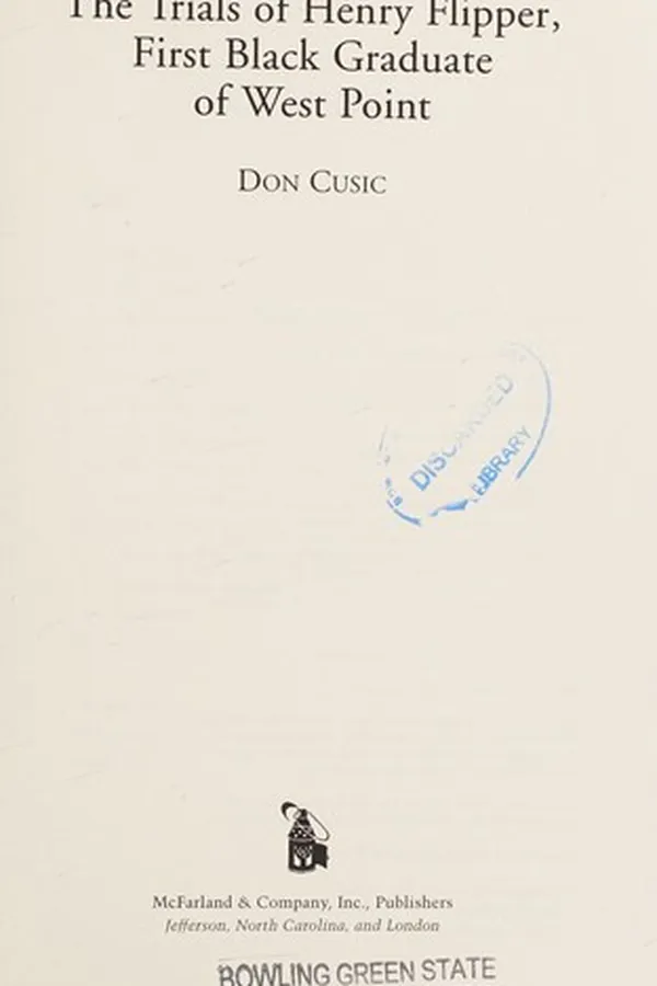 Capa de The trials of Henry Flipper, first Black graduate of West Point