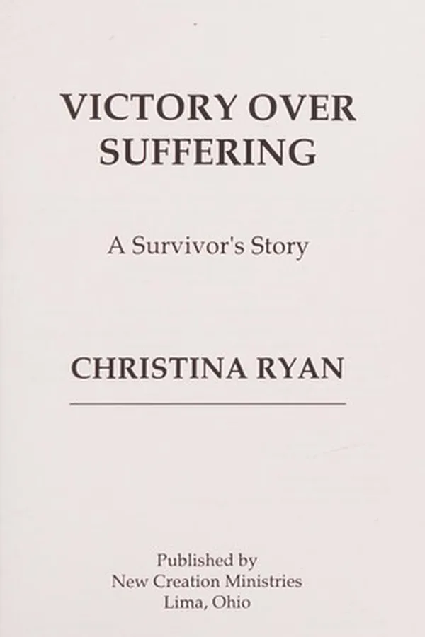 Cover of Victory over suffering