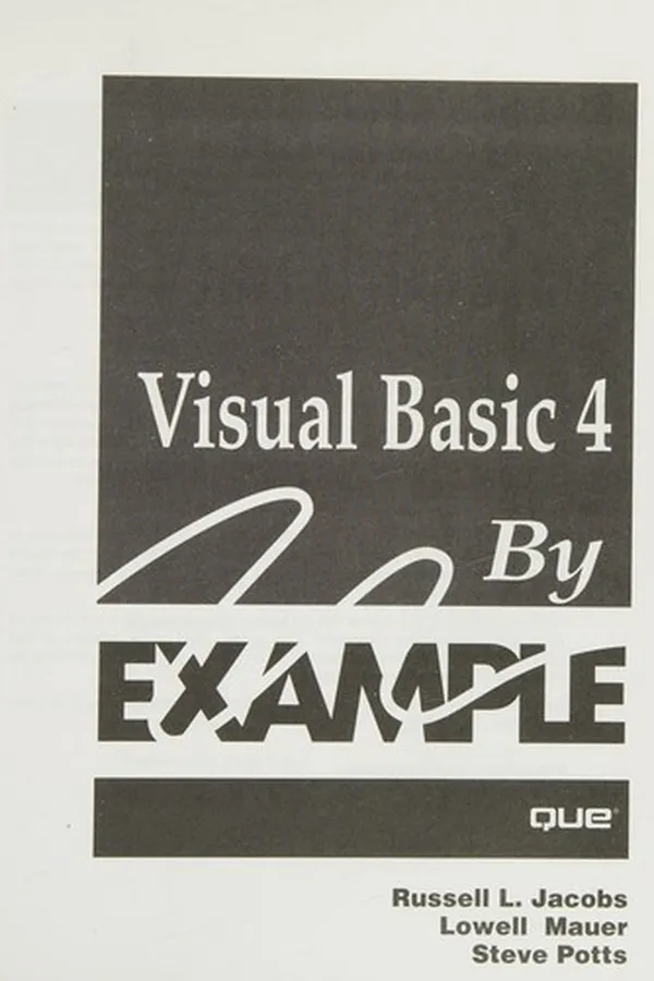Capa de Visual Basic 4 by example