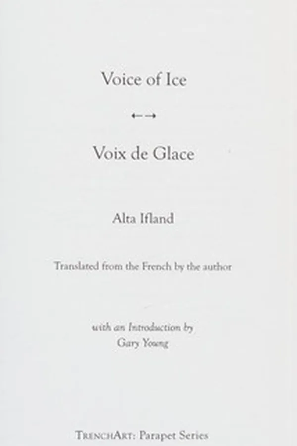 Capa de Voice of Ice/ Voix De Glace