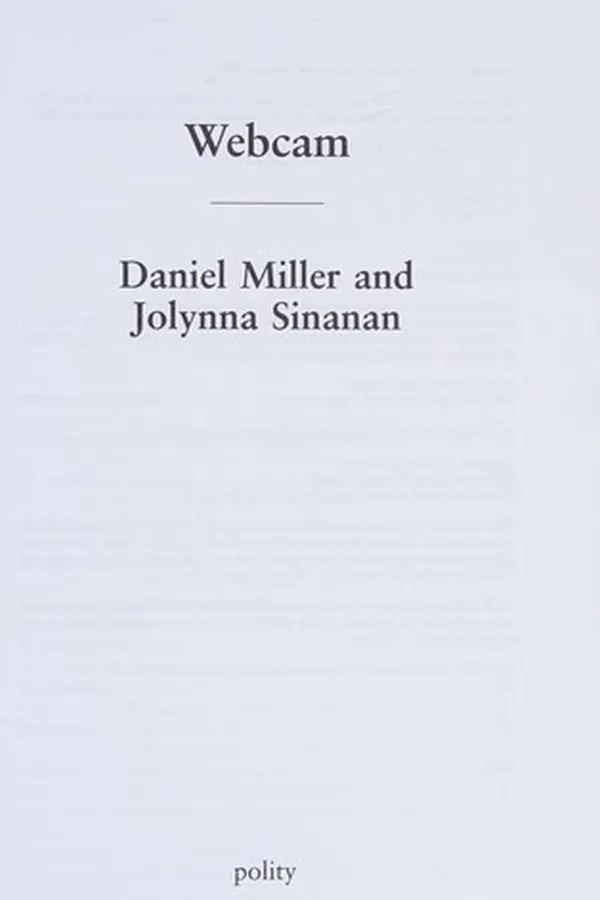 Cover of Webcam