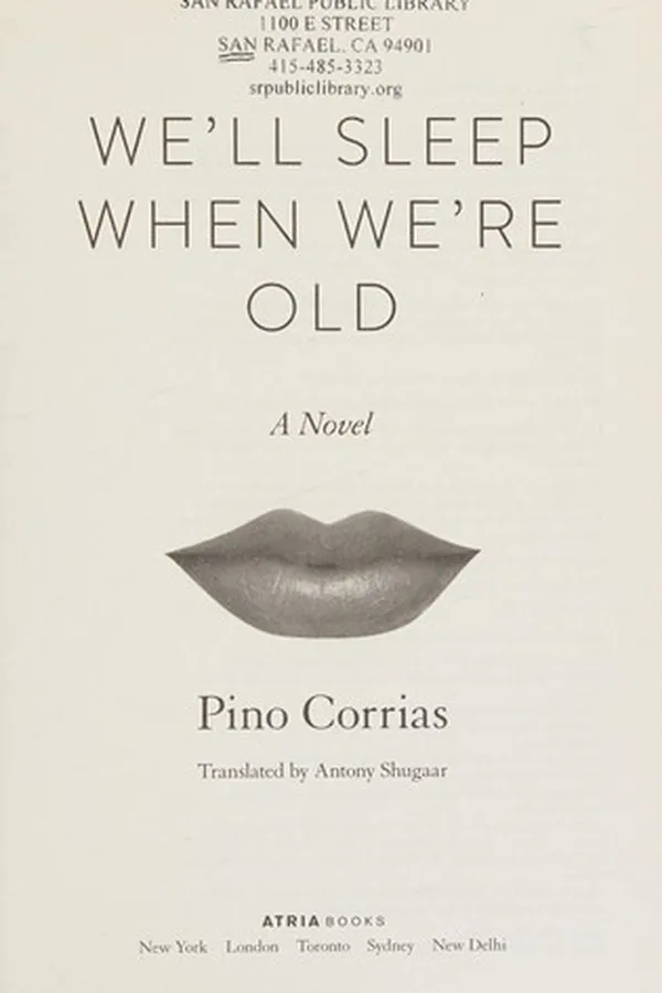Capa de We'll sleep when we're old