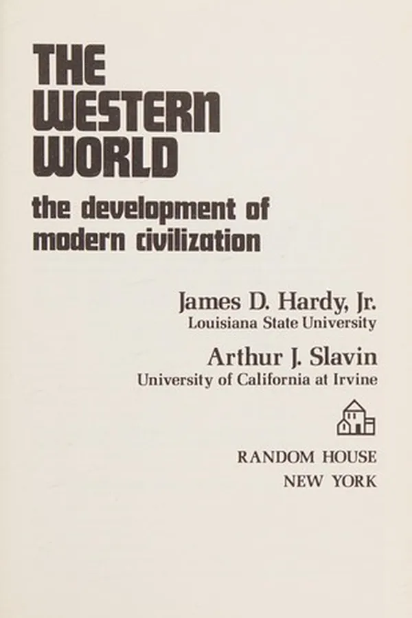 Capa de The Western world