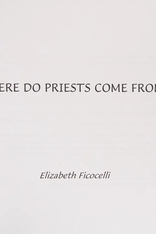 Capa de Where do priests come from?