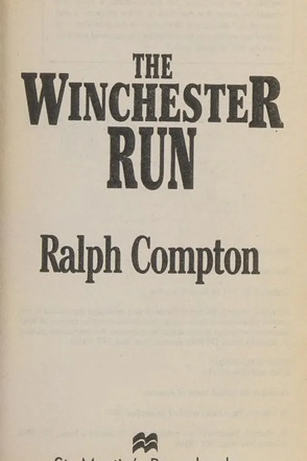 Capa de The Winchester run