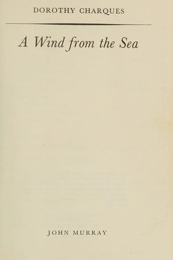 Capa de A wind from the sea