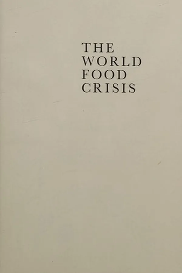Capa de The world food crisis