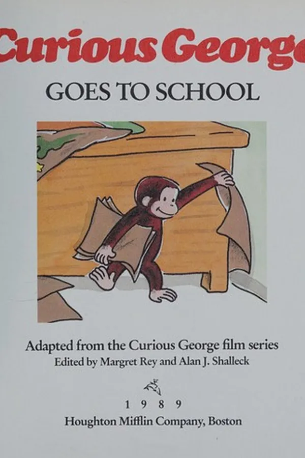 Capa de Curious George goes to school