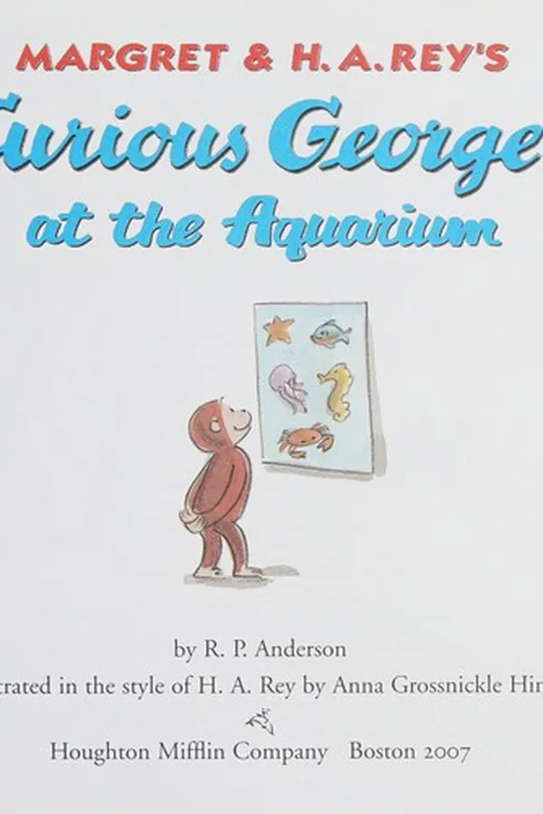 Capa de Margret & H.A. Rey's Curious George at the aquarium