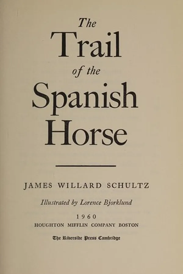 Capa de The trail of the Spanish horse