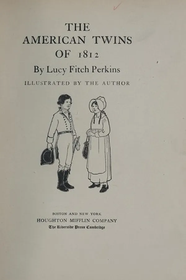 Capa de The American twins of 1812