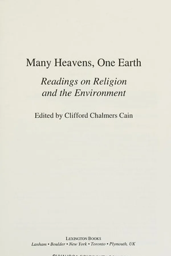 Capa de Many heavens, one earth