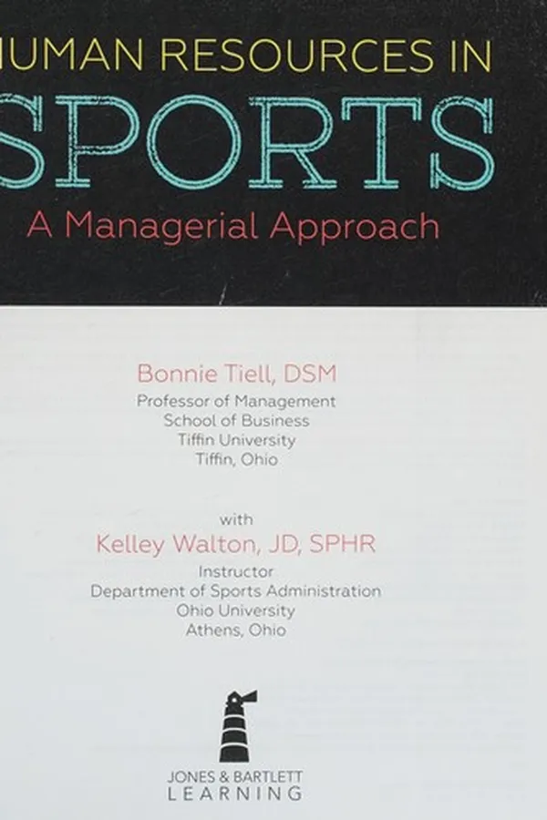 Capa de Human Resources in Sports