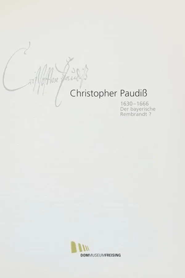 Capa de Christopher Paudiss 1630-1666