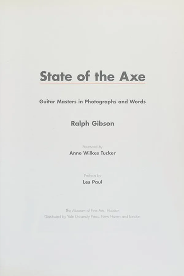 Capa de State of the axe
