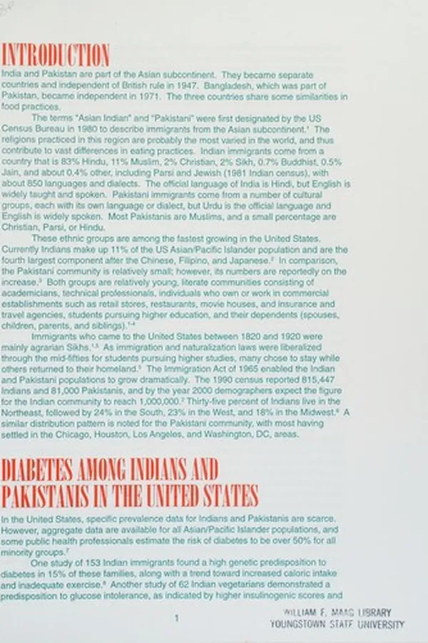 Capa de Indian & Pakistani food practices, customs, and holidays