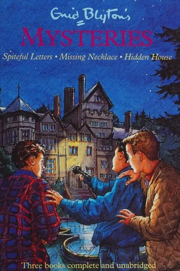 Capa de The Mystery of the Spiteful Letters, The Mystery of the Missing Necklace, The Mystery of the Hidden House