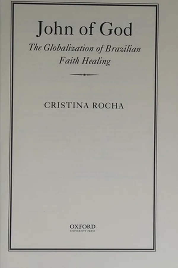 Capa de John of God