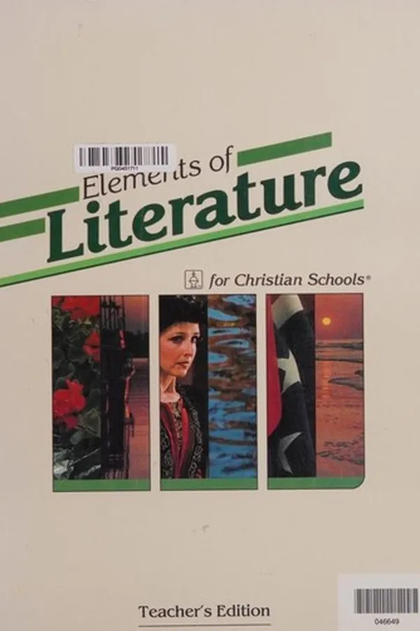 Capa de Elements of Literature for Christian Schools