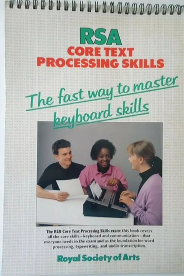 Capa de R. S. A. Core Text Processing Skills