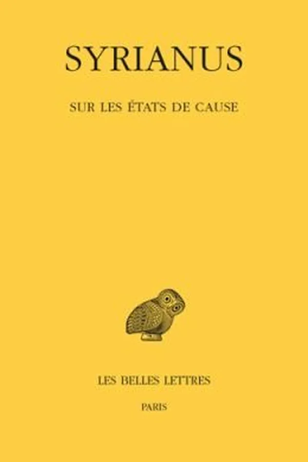 Capa de Sur les états de cause