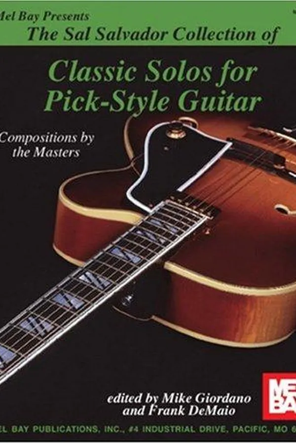 Capa de Mel Bay presents Sal Salvador Collection of Classic Solos for Pick-Style Guitar