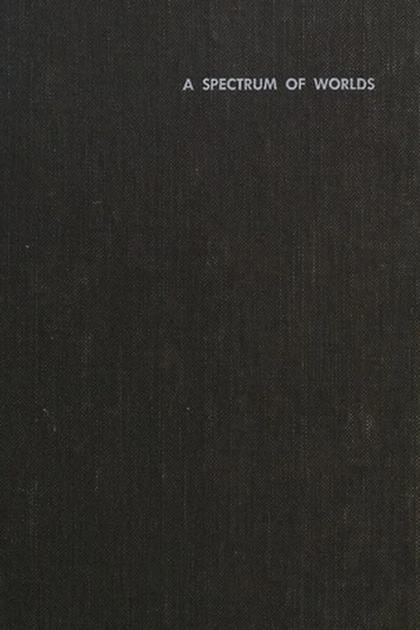 Capa de A spectrum of worlds