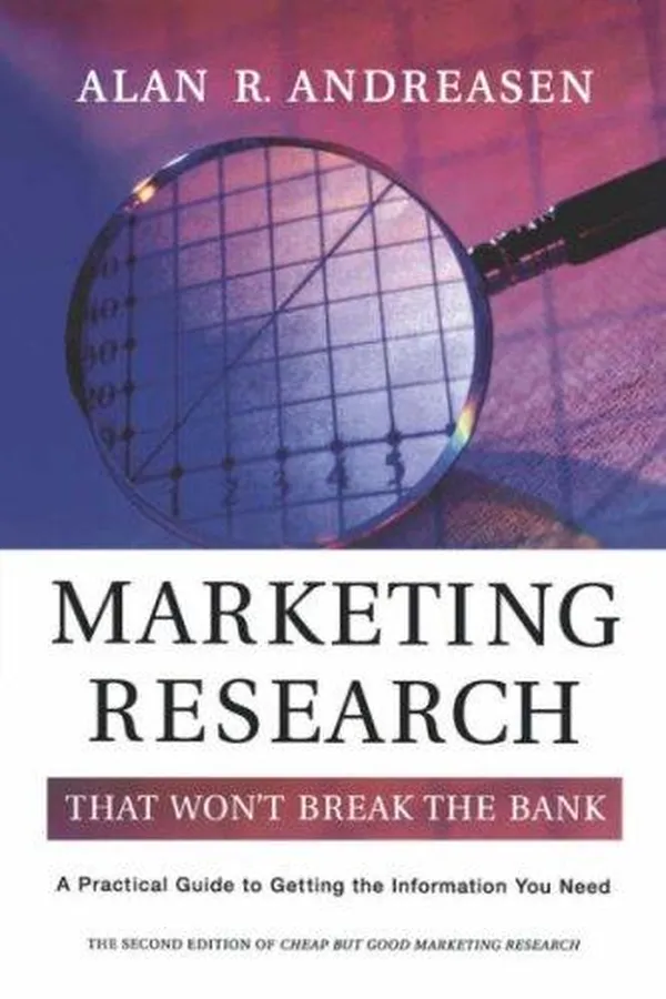 Capa de Marketing Research That Won't Break the Bank