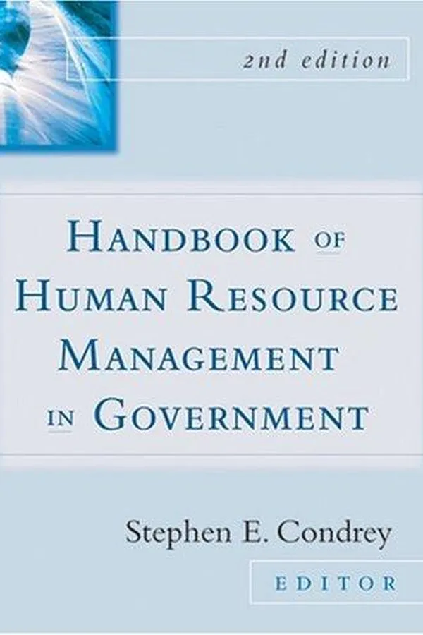 Capa de Handbook of Human Resources Management in Government