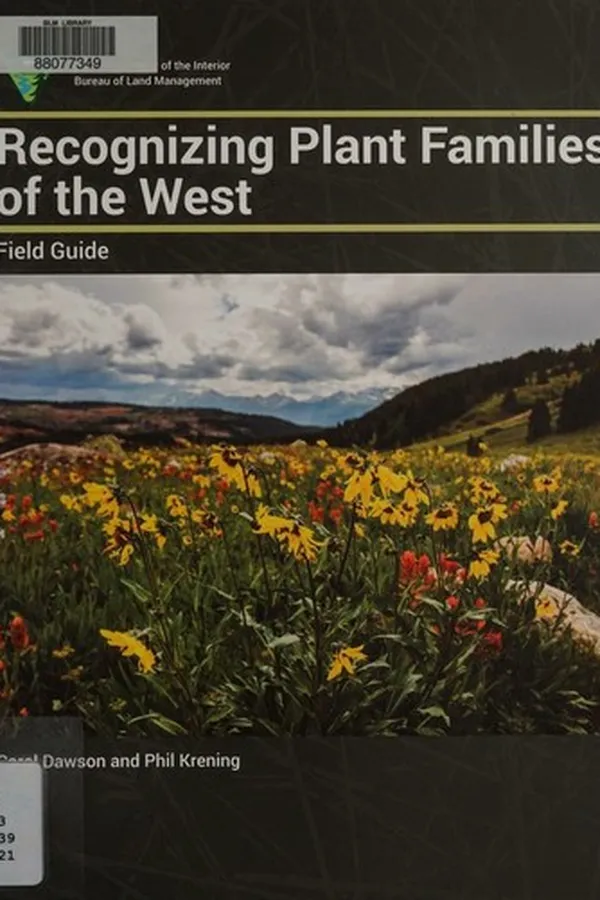 Capa de Recognizing plant families of the west
